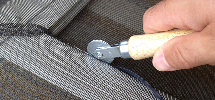 metal screen door repair in Pinewood